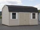 12x16 Dutch Barn Style Storage Shed with Vinyl Siding from Pine Creek Structures