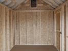 8x12 Cape Cod Storage Shed Interior